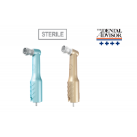 Pac-Dent Sterile Mini 90™ Disposable Prophy Angle w Contra angle, gray pedo cup, turquoise, 144/pack